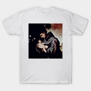 Saint Anthony of Padua the beloved saint with the Child Jesus T-Shirt